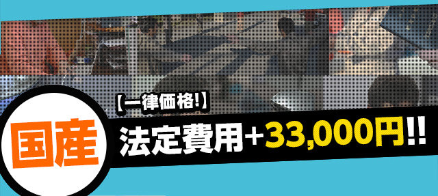 国産　法定費用＋30,300円！！