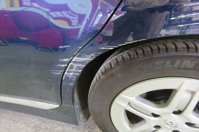 トヨタのSAI DAA-AZK10 ：傷の修理方法と費用 左リアドア板金、左クォーター・パネル板金、リアバンパー修理費用、塗装  総工賃130